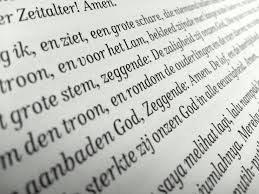 Black Text on white background